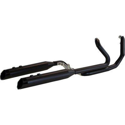 EXHAUST SYSTEM DOMINATOR-SR BLACK W/O END CAP