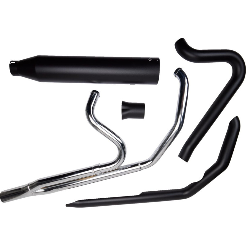 EXHAUST SYSTEM OUTLAW-SR   BLACK W/O END CAP