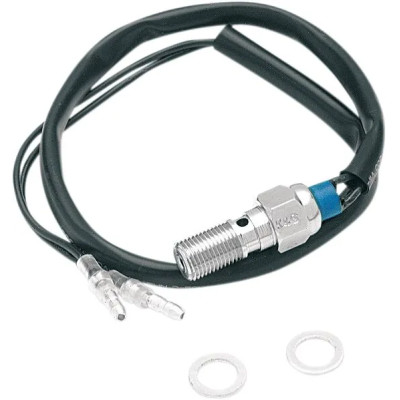 Contacteur Feu Stop Hydraulique K&S - Banjo Simple 7/16"-24 - Chromé