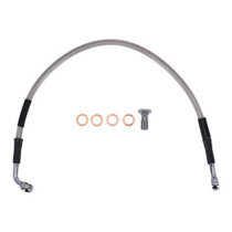 MCS by Goodridge brake line rear, stainless clear coated