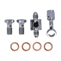 MCS by Goodridge brake line rear, stainless clear coated