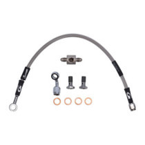 MCS by Goodridge brake line rear, stainless clear coated