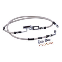 MCS by Goodridge brake line rear, stainless clear coated