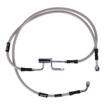 MCS by Goodridge brake line rear, stainless clear coated