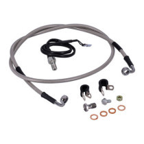 MCS by Goodridge brake line rear, stainless clear coated