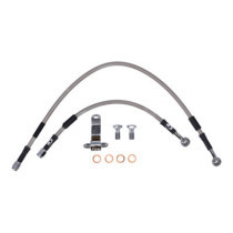 MCS by Goodridge brake line rear, stainless clear coated