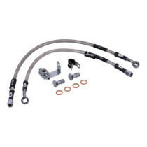 MCS by Goodridge brake line rear, stainless clear coated