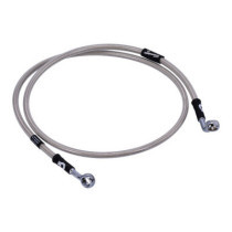 MCS by Goodridge brake line front, stainless clear coated