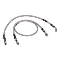 MCS by Goodridge brake line rear, stainless clear coated