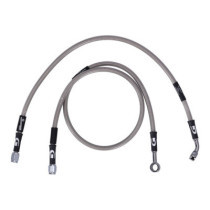 MCS by Goodridge brake line rear, stainless clear coated