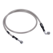 MCS by Goodridge brake line front, stainless clear coated