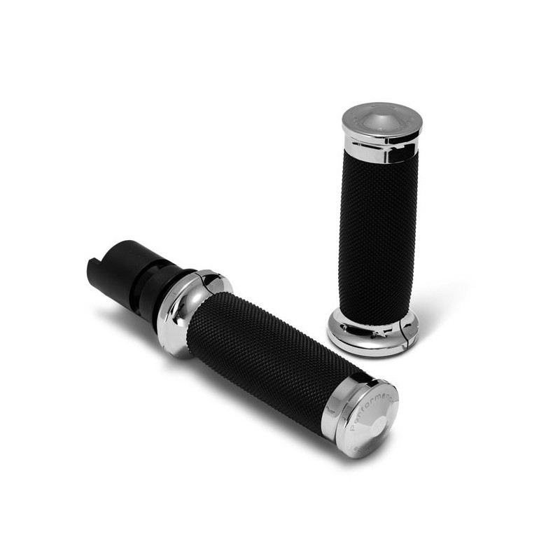 Performance Machine, Contour Renthal wrapped grips. Chrome