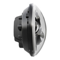 Bright, 7" Doubler LED headlamp unit. Black