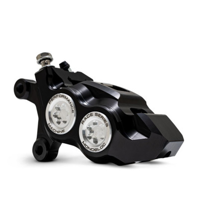 PM, Race Series 4-P Monobloc caliper. Left front. Clear