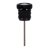Oil tank dipstick with temperature gauge. Black w/white face