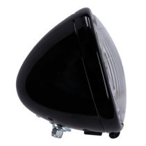 6-1/2" Springer headlamp assembly. 12V. Black