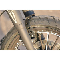  Fork Brace With OEM Wheel Gloss Black Powder Coated 