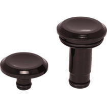  Smooth Front Axle Cover Without Ricks Logo Black Satin 