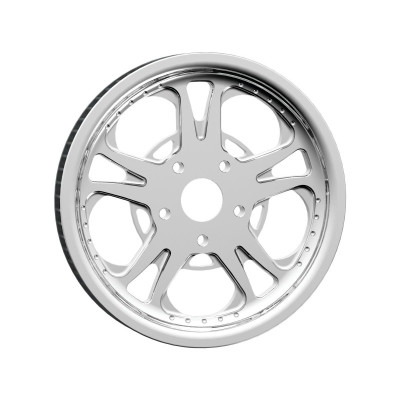 T-5 Belt Pulley Chrome 1" 66 teeth 