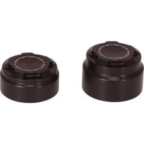  Premium Rear Axle Cover with Ricks Logo Black Powder Coated Satin 