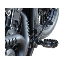  Pilot Twin Foot Peg Set Black Cut Anodized 