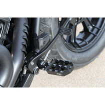  Pilot Twin Foot Peg Set Black Cut Anodized 