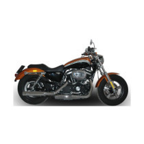  Double Slip-On Muffler Set Endcap Double Ring Chrome 