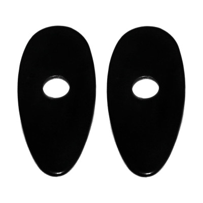  Rear Turn Signal Adapter for V-Rod and XR1200 For M8 Thread Turn Signals Matte Black Powder Coated 