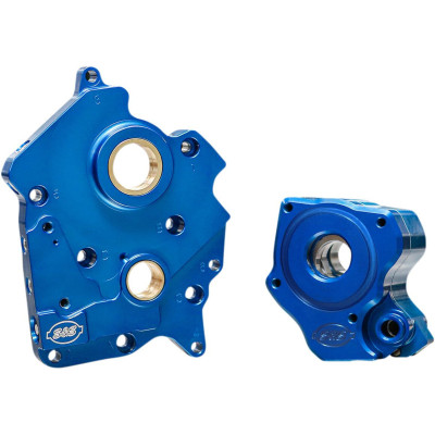 CAM SUPPORT PLATE AND OIL PUMP M8 W/VVT