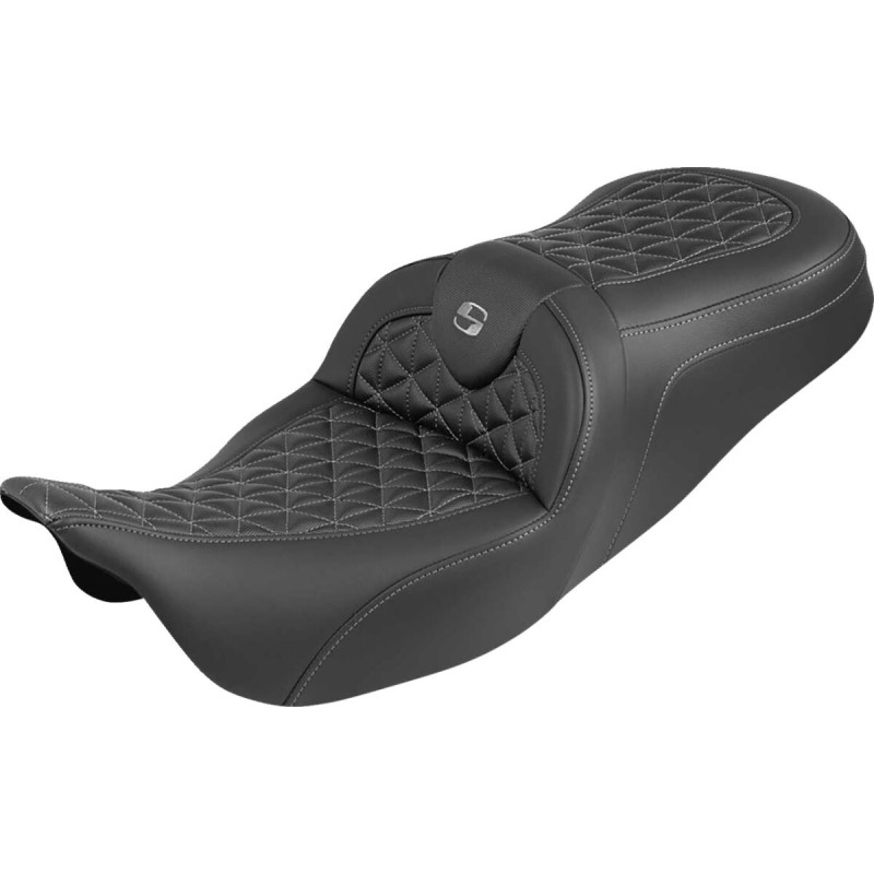 RoadSofa™ Tri Gripper Seat - Standard Reach - Gray Stitch - w/o Backrest
