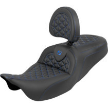 RoadSofa™ Tri Gripper Seat - Standard Reach - Blue Stitch - w/o Backrest