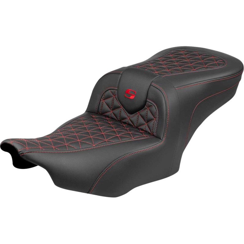 Roadsofa™ Seat - without Backrest - Red Stitch