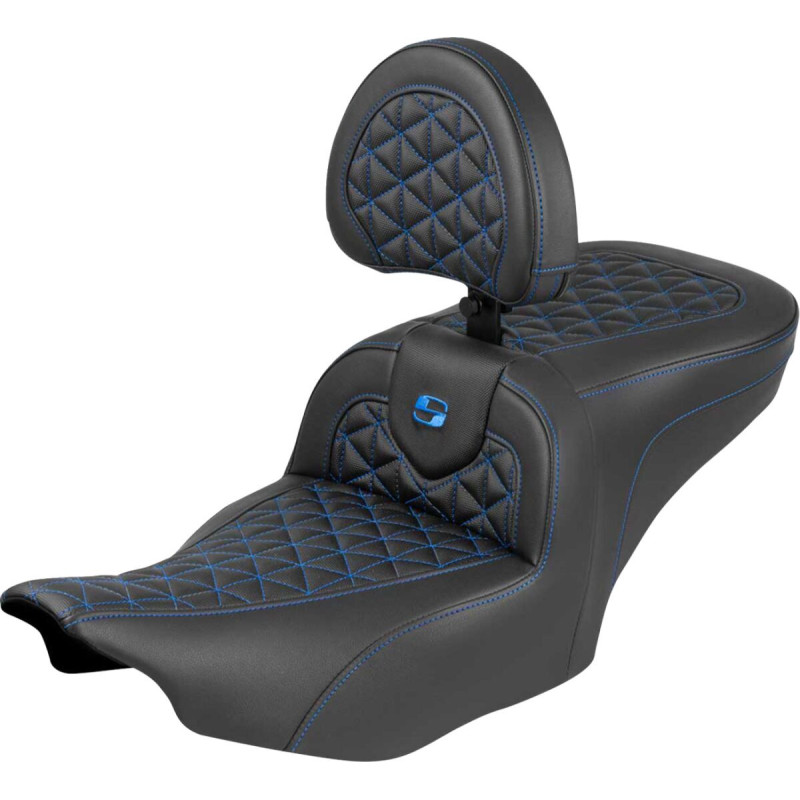 Roadsofa™ Seat - with Backrest - Blue Stitch