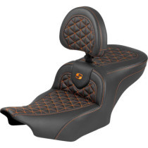 Roadsofa™ Seat - with Backrest - Orange Stitch