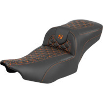 Roadsofa™ Extended Reach Seat - without Backrest - Orange Stitch