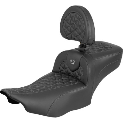 Roadsofa™ Extended Reach Seat - with Backrest - Gray Stitch