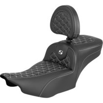 Roadsofa™ Extended Reach Seat - with Backrest - White Stitch