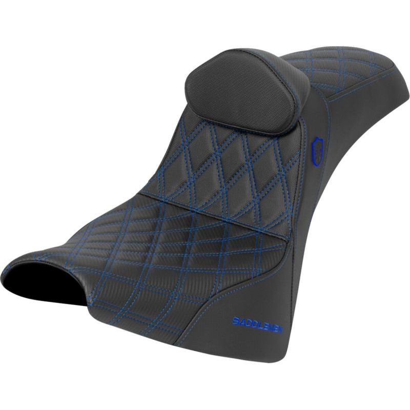 Pro Series SDC Performance Seat - w/o Backrest - Blue Stitch - Gripper
