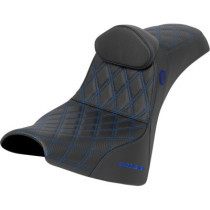 Pro Series SDC Performance Seat - w/o Backrest - Blue Stitch - Gripper