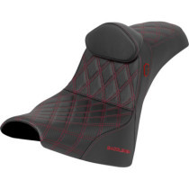Pro Series SDC Performance Seat - w/o Backrest - Red Stitch - Gripper