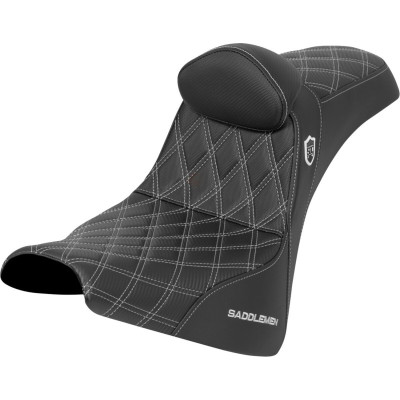 Pro Series SDC Performance Seat - w/o Backrest - Silver Stitch - Gripper