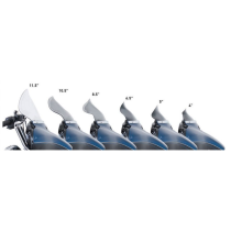 Pare-brise sport Pro Flare - 10" - Harley Davidson Street Glide à partir de 2024 - Dark smoke