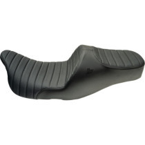 SEAT CHARIOT BLK CLSC STITCH VINYL BLK LOGO