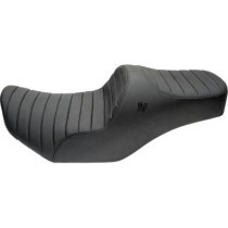 SEAT CHARIOT BLK CLSC STITCH VINYL BLK LOGO