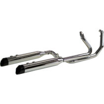 EXHAUST SYSTEM DOMINATOR-SR CHROME W/O END CAP