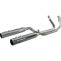 EXHAUST SYSTEM DOMINATOR-SR CHROME W/O END CAP