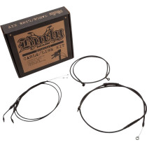 Kit de Câbles Burly - Guidon 10" - Harley Davidson Sportster de 2007 à 2013 - Noir