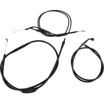 Kit de Câbles Burly - Guidon 10" - Harley Davidson Sportster de 2007 à 2013 - Noir