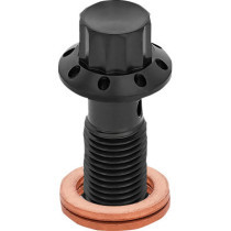 BOLT BANJO 3/8-24 BLACK 12-PT F/R MC 00-07 TOURING