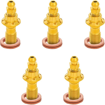 BOLT BANJO BLEEDER 5-PK 12-PT 10mm FR CALIPER GOLD TOURING